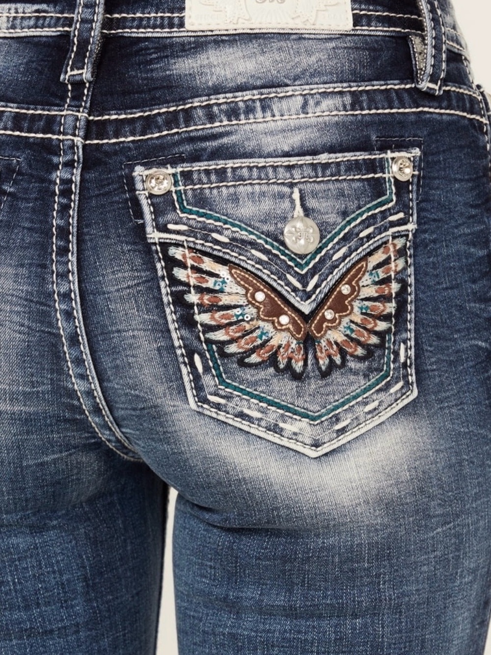 Women's Miss Me Jeans‎ Mid-Rise Boot size 27